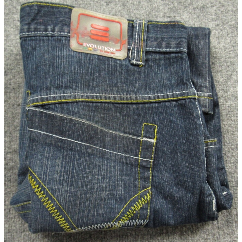 Evolution in Design Shorts Men 40 Baggy Wide Leg‎ Y2K Embroidery Skater Hip Hop